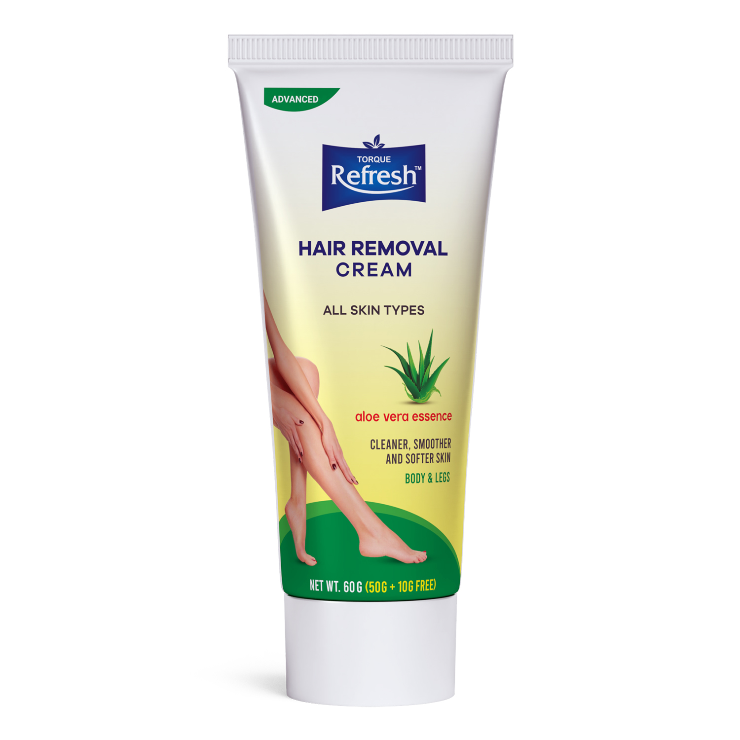 TORQUE REFRESH HAIR REMOVAL CREAM 60GM-ALOEVERA(A)